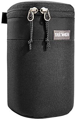 Tatonka Objektivtasche Lens Pocket M - Gepolsterte Tasche für Kamera-Objektive bis 16 cm Länge - Mit Gürtelbefestigung und Reißverschlussdeckel - 17 x 10 x 10 cm