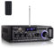 Etlephe 298 Pro Mini Verstärker, Bluetooth-Empfänger, Audioverstärker, Max 500 W x 2 RMS, 50 W x 2, 2-Kanal-HiFi-Verstärker, Heimkino-Stereo-Receiver, Höhen und Bässe mit USB/RCA/MIC/FM