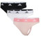 adidas Damen Thong (3pk) -Sport Active Comfort Cotton Unterwäsche, Mehrfarbig, S (3er Pack)