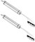 ABOOFAN 4 Stück Samenentferner Chili Corer Entkerner Pfefferentferner Entferner-Tool werkzeug Zubehör für Küchenhelfer Chili-Entferner Rostfreier Stahl Kernentferner schwarzer Pfeffer