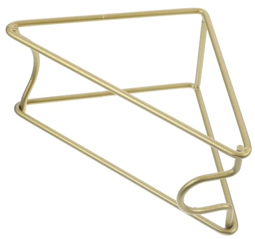 Ciieeo Botellero De Metal Dorado Pequeño, Soporte Inclinado para Botellas De Vino, Diseño Estable De Hierro, Adecuado para Decoración De Mesas, Bares y Cocinas, Soporte Individual para Vino