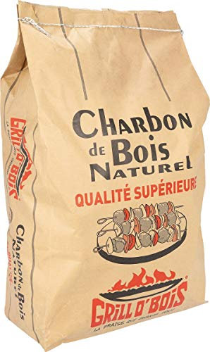 Grill O'Bois 511 Charbon de bois qualité supérieure 20 L, Beige