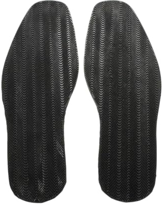 KGDUYC 1 par de Reparación de Suelas para Zapatos, Almohadillas de Goma Antideslizantes, Protector de Suela de cojín Antideslizante, Suela de Repuesto para Zapatos, Negro