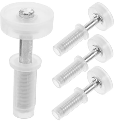 SHINEOFI 4pezzi Cerniere Pivot Per Porte in Acciaio Inox Cerniere Per Porte Soffietto Parti Di Ricambio Per Pieghevoli Di Armadi Per Fisarmonica Perni Pieghevoli Per Soffietto