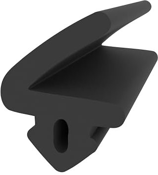 Anschlagdichtung für Rehau, VEKA und Schüco Fenster - Schwarz - 10 Meter - Fensterdichtung - Gummidichtung - Dichtung - Kunststofffenster