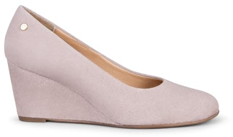 miMaO Redondo CUÑA – Zapatos de cuña Elegantes y cómodos Nude, EU 38