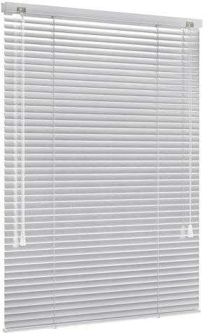 Jalousiescout Lightless Jalousie Aluminiumjalousie, Verdunkelungsrollo, Innovative Verdunkelungstechnik, Sichtschutz, ohne Bohren, 110 x 220 cm (BxH), Silber glänzend