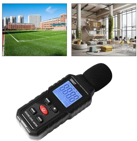 Decibelmätare Ljudnivåmätare med LCD-skärm desibel metre 30 Till 130 DB Ljudbrusmätenhet 31 desibel metre 5Hz-8kHz Digital Ljudnivåmätare Brusmätare för Decibelímetros