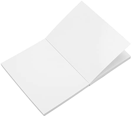 Palette de Mélange de Maquillage, 50 Feuilles de Palette de Mélange de Maquillage Jetable, Double Face, Déchirable, étanche à l'huile, Plateau de Mélange de Maquillage L