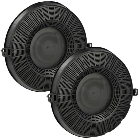 vhbw 2x Filtres à charbon actif compatible avec Faure FHT6141N, FHT6141W, FHT6141X, FHT6136B, FHT6136W, FHT6136X, FHT6141 hotte aspirante