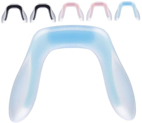 FRCOLOR 6pcs Soft Silicone Eyeglass Nose Pads for Boys and Girls Non-slip Replacement Nose Pads for Glasses Slip Safety Glasses