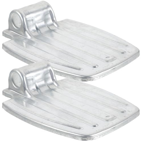 NULYLU Reposapiés de Repuesto para Silla de Ruedas de Metal en Par, Soporte Resistente para Peso y Mejora Movilidad Diseño Simple y Elegante