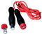 Christopeit Sport Springseil Profi mit Gewichten - verstellbares Fitness-Seil bis 276 cm - Trainingsseil für Erwachsene