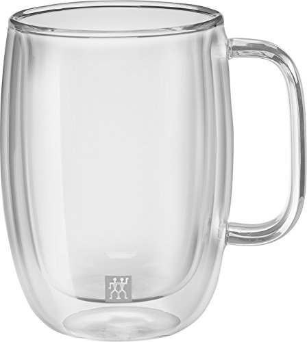 Zwilling® Sorrento Plus 2-TLG. Latte-Macchiato-Set mit Henkel, 450 ml