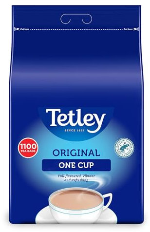 Tetley One Cup Tea Bags Catering Pack (Pack of 1100)