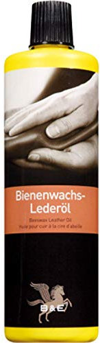 Bense & Eicke Bienenwachs Lederöl - farblos, pflegt und schützt Glattleder, Macht weich und geschmeidig, Schutz vor Nässe/Feuchtigkeit, 500 ml