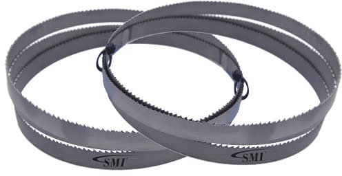 SMI Lot de 2 lames de scie à ruban bi-métal M42 - Dimensions : 1435 x 13 x 0,65 mm - 10/14 dents par pouce - Pour ruban Güde MBS 125 V