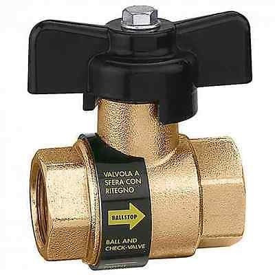 323040 1/2 BALLSTOP - Valvola a sfera con ritegno incorporato CALEFFI