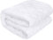 Utopia Bedding Gesteppter Matratzenschoner 140 x 200 cm, Spannmatratzenauflage, Tiefe Tasche Matratzenbezug dehnt Sich bis zu 30 cm (Weiß)