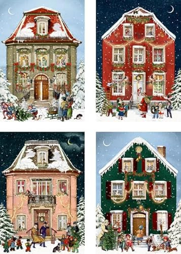 Mini-Adventskalender - Still erleuchtet jedes Haus; Der Preis gilt pro Stück - Motiv nicht frei wählbar