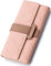 PAULO SERINI® Geldbörse Damen - Portemonnaie Damen 100% veganes Leder - Geldbeutel für Frauen groß mit 9 Kartenfächern Frauen - Women Wallet Blush Pink - rosa
