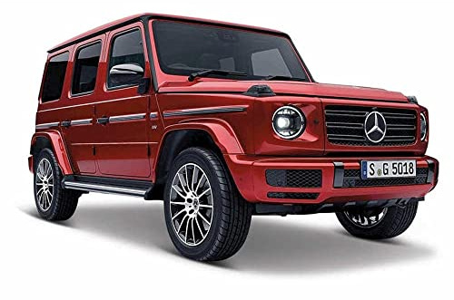 Maisto Mercedes Benz G-Klasse G63 AMG: Modellauto im Maßstab 1:24, Türen zum Öffnen, 20 cm, rot (531531), Verschiedene Designs und Farben