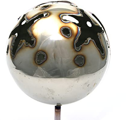 Gartenfackel Feuerkugel - Stern, Höhe: 100 cm, Gewicht: 0.55 kg, Durchmesser: 13 cm