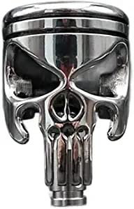 Pomello Del Cambio Realizzato In Moto Pistone Leva Del Cambio Decorativo In Acciaio Inox A Forma Di Teschio Leva Del Cambio Selettore Della Manopola Del Cambio Del Cambio Manuale Automatico (A)