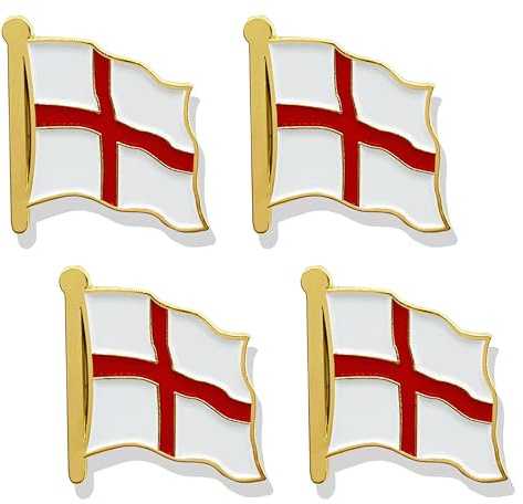 stidsds Pin de bandera de Inglaterra – Pin de solapa de bandera de Inglaterra esmaltado para hombres y mujeres, insignia de metal patriótico ondulante, recuerdo de sombrero y mochilas, decoración (4