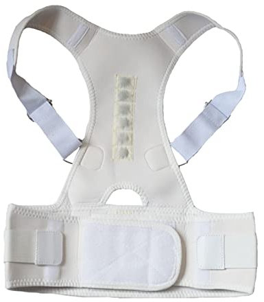 Rückenkorrektor, Magnetfeldtherapie, Rückenstützgürtel, Haltungskorrektur, Schulterwirbelsäulengürtel, Korsett, Glätteisen, Rückenstütze, Gesundheit und Entspannung (Farbe: B, Größe: L) Warm as ever