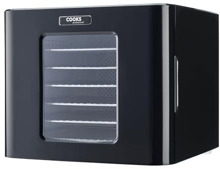Cooks Professional Food Dehydrator 400W with 6 Trays, Adjustable Temperature Control & Timer | Fruit Meat Jerky Vegetables Healthy Snack Drying Machine for Home Kitchen Countertop | 6 Tier