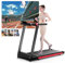 Superun Laufband für Zuhause Klappbar, Laufband mit Steigung max 158 KG mit APP, Klappbares Laufband mit Trainingskursen und Multi-Runner-Rennen