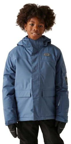 Dare2b Chaqueta de esquí impermeable para niños con reflectantes para snowboard de invierno