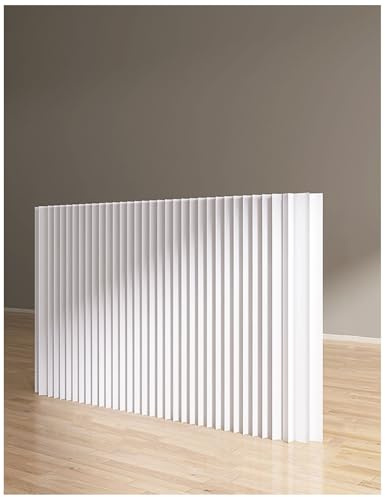 Aeovot Temporary Wall, Folding Paper Room Divider Panel, Retractable Wall Portable Room Dividers, Foldable Divider Screen, Privacy Walls Indoor Suitable for Living Rooms/Offices/Beauty Salons