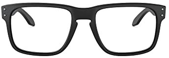 Ray-Ban Herren 0OX8156 Brillengestelle, Braun (Satin Black), 54