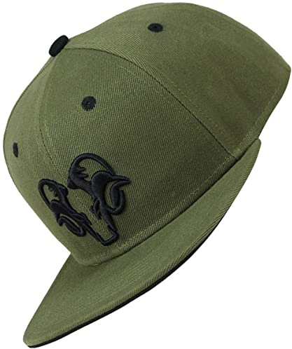 Bexxwell Berretto snapback con ricamo 3D (verde/nero)