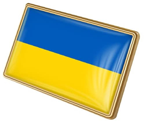 Ukraine Flagge Brosche Pins, Ukrainische Nationalflagge Revers Abzeichen Für Kleidung Pullover Hemd Jacke Rucksack Zubehör DIY Handwerk