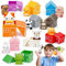 HappyGoLucky Toddler Toys for 1 2 3 Year Old Boys Girls, Farm Animals for 1-4 Year Old Girl Gifts Baby Travel Toys 1st Birthday Gifts for Girls Boys Montessori for 1-3 Year