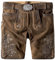 Stockerpoint Herren Bastian Trachtenlederhose, Havanna gespeckt, 48