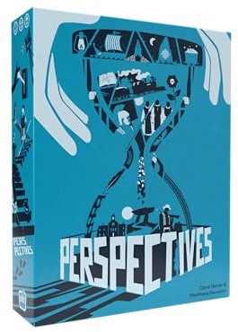 Asmodee | Perspectives Blue Box | Cooperative Mystery Card Game | Ages 12+ | 2-6 Players | 90 Minutes Playing Time