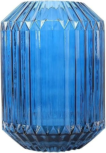 ZGSSOPTU Vase Geometrische Form Hydroponik Glas Kreative Vase Dekoration Moderne Minimalistische Wohnzimmer Transparent Blumenarrangement Tischdekoration Blume Vasen Dekorative