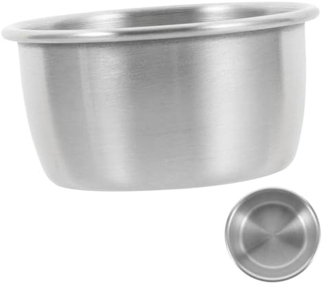 HOODANCOS Bol Alimentation Acier Inoxydable pour Reptiles Petits Résistant et Multifonction pour Lézards Tortues Serpents Bol Eau et Nourriture Pratique et Facile à Nettoyer