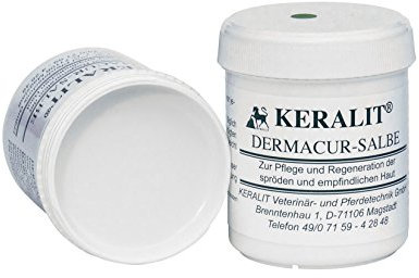 Keralit Dermacure-Salbe für Pferde | Regenerierende Hautsalbe bei trockener, rissiger & gereizter Haut | Stärkt die Hautbarriere & hält elastisch