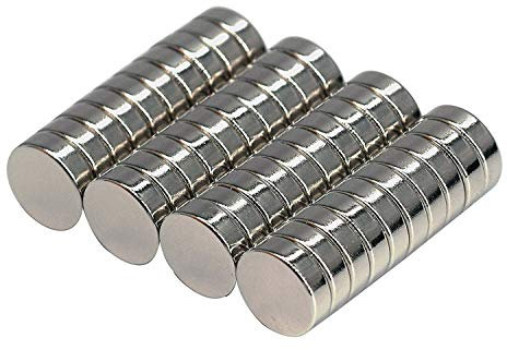 Magnetpro 52 stycken magnetskivor, 8 x 3 mm, mycket starka magneter för magnettavla, whiteboard, tavla, anslagstavla, kylskåp