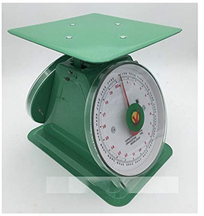 Básculas De Cocina Mecánica de doble cara del dial de la escala 10kg primavera escala del hogar Dial banco Escala mecánica Escala de cocina Escala 20KG (Color : 10kg)