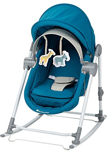 Bebeconfort Calys Babywippe, 3 in 1 Babywippe, Wippe, Von Geburt bis ca. 9 Monate, Happy Day