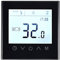 MincoHome Programmierbarer WiFi Thermostat Touch Screen Tuya Smart Temperaturregler für Elektro/Wasser/Gas Boiler Warme Fußbodenheizung Controller (Schwarz elektrische Heizung)