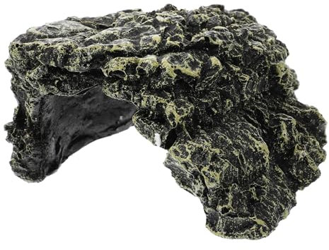 Happyyami Vivid Reptile Hideout Aus Harz Dekorative Terrarium Höhle Für Schildkröten Und Reptilien Struktur Für Lebendiges Habitat Leicht Zu Installieren Für Terrarien Und Aquarien