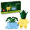 LEGO Botanicals Happy Plants Toy - Crafts Kit for Kids incl. 2 Artificial Plants with 2 Colourful Flower Pots & Interchangeable Cartoon Faces - Nature Gifts for 9+ Year Old Girls & Teens - 10349