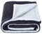 SOCHOW Waffle Sherpa Fleece Throw Blanket, Super Soft Fuzzy Warm, Lightweight Fluffy Reversible Plush Blanket for Bed Sofa Couch, 127cm×150cm Dark Grey
